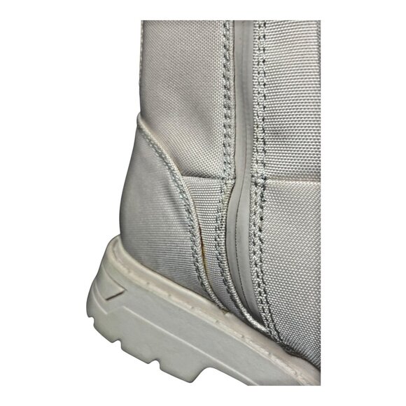 Franco Sarto Off-White / Cream Mid Calf Combat Boots Womens Sz 8 Water Resistant - Picture 4 of 10